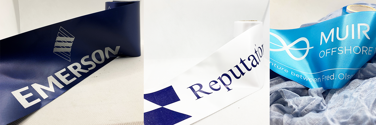 100mm Wide 4 Inch Grand Opening Ribbons Super Wide