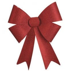Big Red Glitter Bow