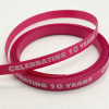 Bright Pink Logo Printed Ribbon