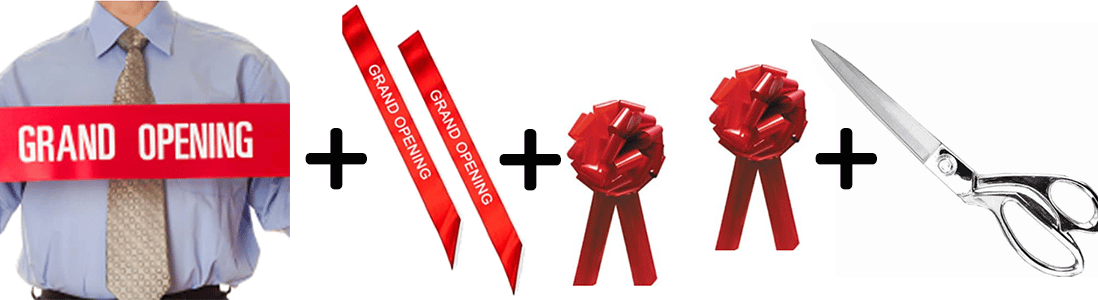 Everything You Need For A Grand Opening Ribbon Cutting Ceremony Pack Whats Included