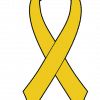 Gold Ready to Wear Charity Awareness Ribbons (Pk 25)