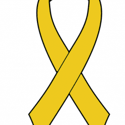 Gold Ready to Wear Charity Awareness Ribbons (Pk 25)