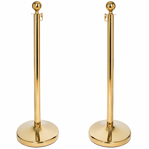 Gold Stanchion Poles