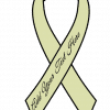 Ivory Ready to Wear Charity Awareness Custom Printed Ribbons (Pk 25)