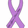 Lilac Ready to Wear Charity Awareness Custom Printed Ribbons (Pk 25)