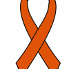 Orange Ready to Wear Charity Awareness Ribbons (Pk 25)