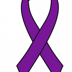 Purple Ready to Wear Charity Awareness Ribbons (Pk 25)