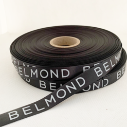 Red 15mm Printed Satin Ribbon