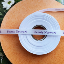 Red 15mm Printed Satin Ribbon