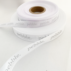 Red 15mm Printed Satin Ribbon