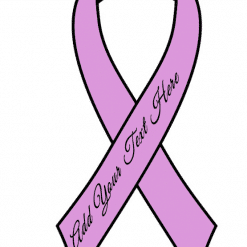 Rose Pink Ready to Wear Charity Awareness Custom Printed Ribbons (Pk 25)