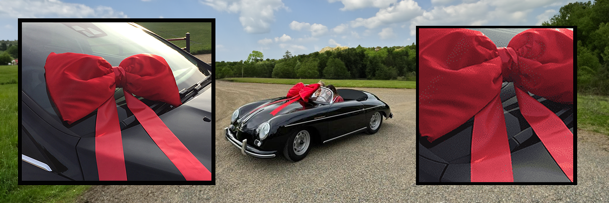Shoelace Big Padded Car Bow For New Cars