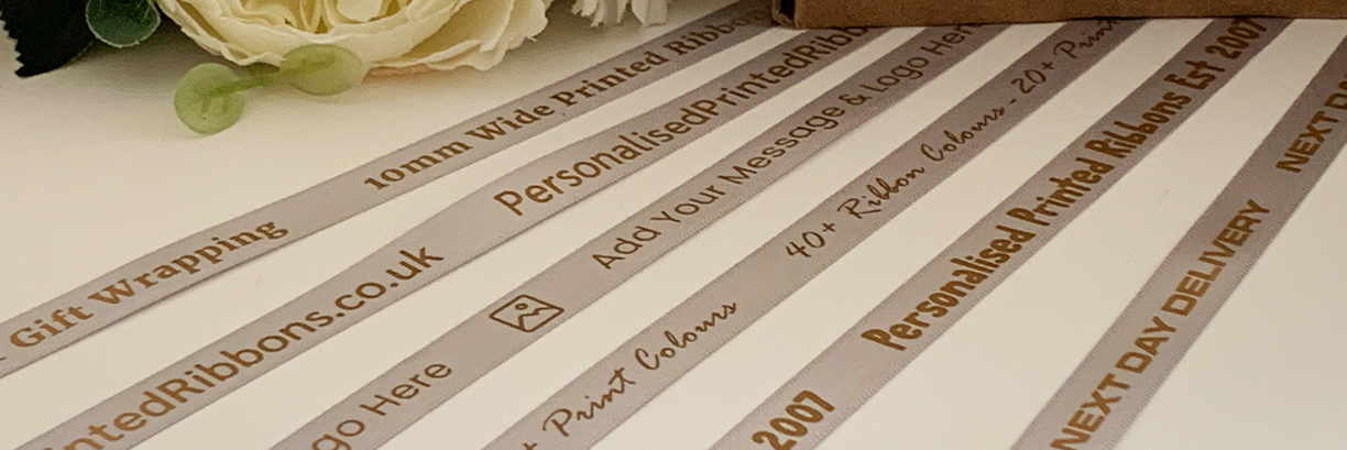10mm Personalised Printed Ribbon
