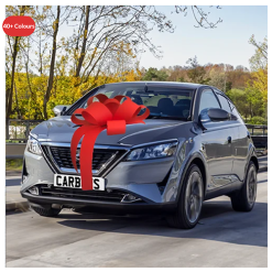 Big Car Bonnet Rosette Card Bow