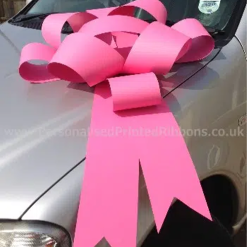 Big Car Bonnet Rosette Card Bow