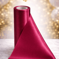 Burgundy Claret 290mm Wide Satin Ribbon