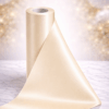 Ivory Extra Wide Satin Ceremonial Ribbon – 12″ Wide (20m)