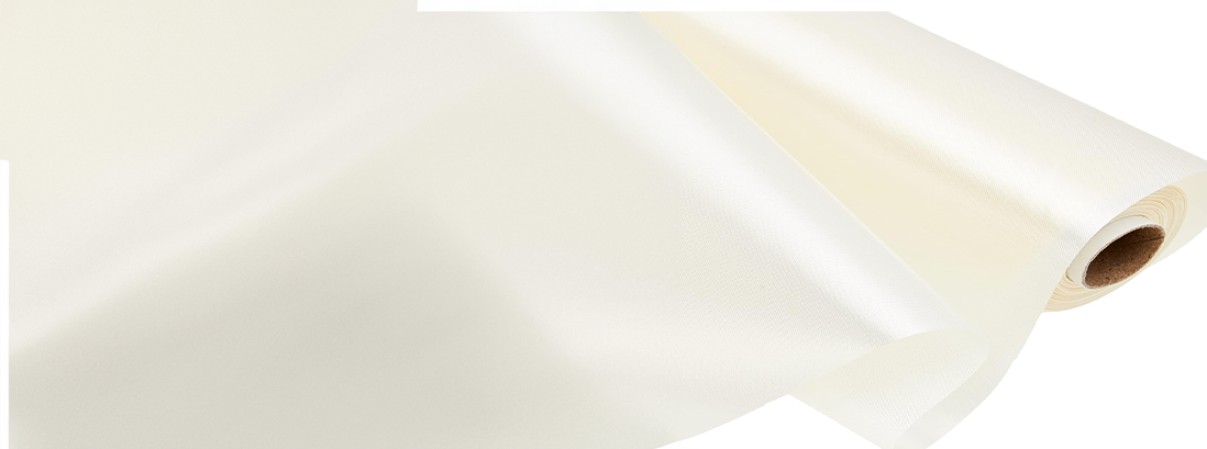Ivory Extra Wide Satin Ceremonial Ribbon