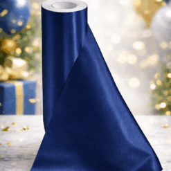Navy Blue 290mm Wide Satin Ribbon