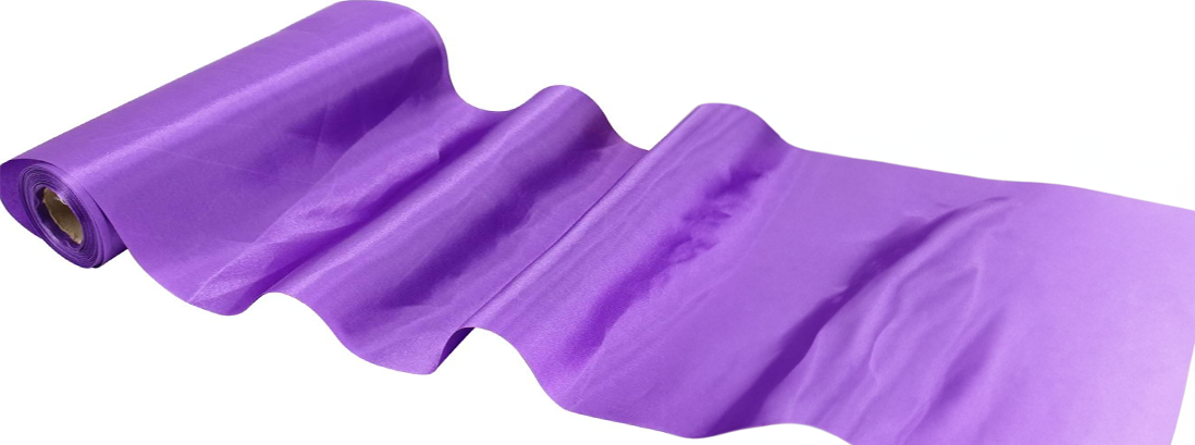 Purple Extra Wide Satin Ceremonial Ribbon