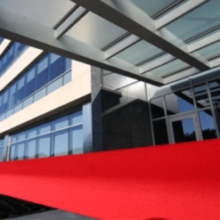 Red 290mm Wide Ribbon