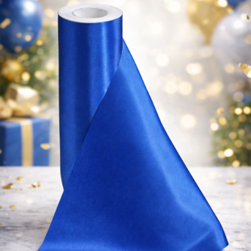 Royal Blue Extra Wide Satin Ceremonial Ribbon – 12″ Wide (20m)
