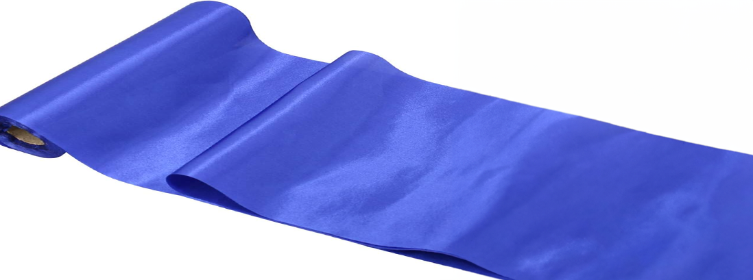 Royal Blue Extra Wide Satin Ceremonial Ribbon