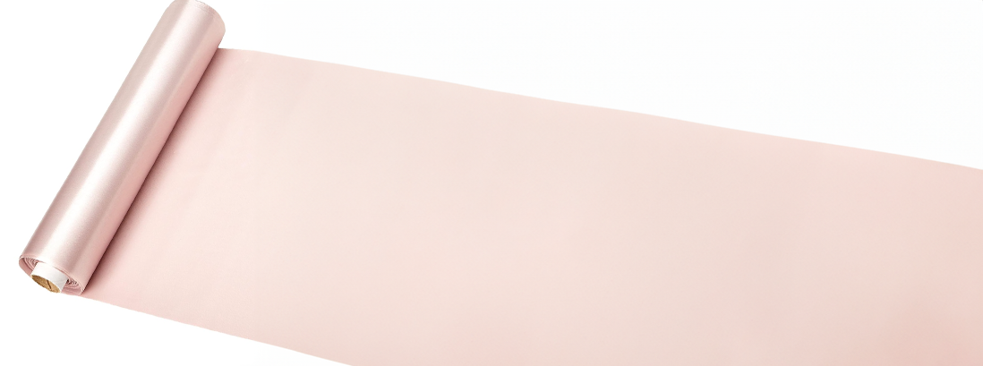 Vintage Champagne Extra Wide Satin Ceremonial Ribbon