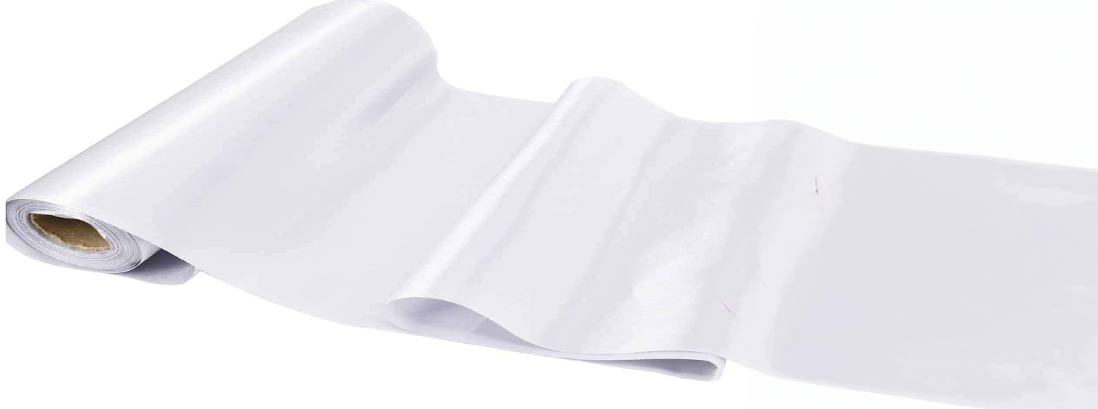 White Extra Wide Satin Ceremonial Ribbon