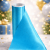 Turquoise Blue 290mm Wide Satin Ribbon