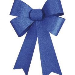 Blue  Glitter Bow -  66cm x 50 cm