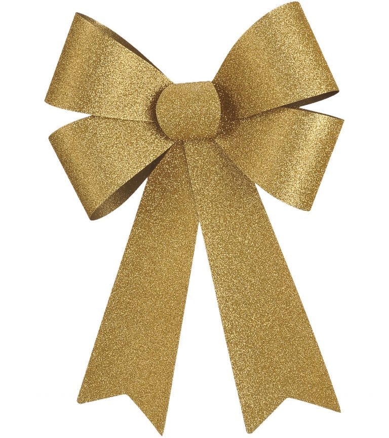 Big gold bow for cars, gold party decorations and gold bows for large