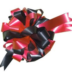 Red and Black big bows by personalised printed ribbons, big bows in your colour combinations