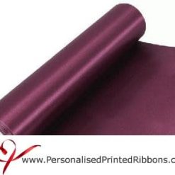 Burgundy Satin Ribbon - 290mm wide - 20 metre roll