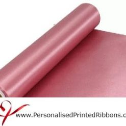 Dusky Pink Satin Ribbon - 290mm wide - 20 metre roll