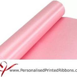 Light Pink Wide Satin Ribbon - 290mm wide - 20 metre roll