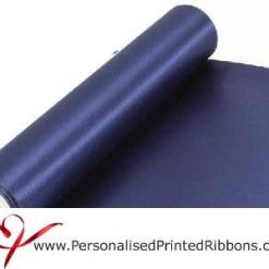 Navy Blue Wide Satin Ribbon - 290mm wide - 20 metre roll
