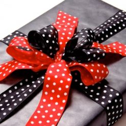 Polka Dot Ribbon Gift Wrapping