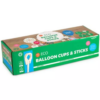 Bulk White Paper Balloon Stick & Cup - 30cm (1000)