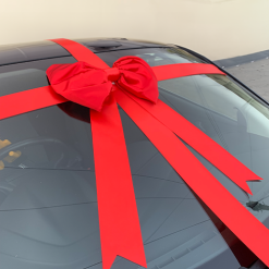 Shoelace Style Satin Car Bow