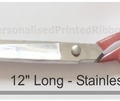 Large Ceremonial Scissors Red Handles - 12 inches Long