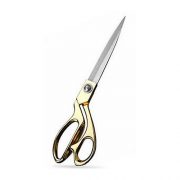 Large Ceremonial Scissors Silver & Gold Coloured