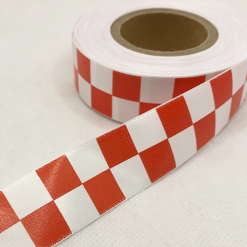 Red Checked Ribbon
