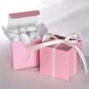 Baby Pink Cube Favour Boxes - 5cm