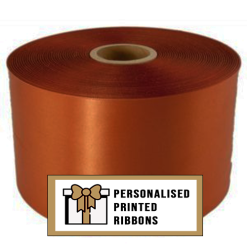 Copper Custom Printed Wide Ribbon