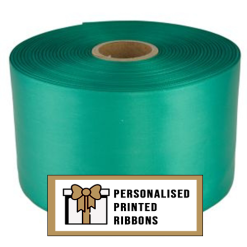 Mallard Green Custom Printed Wide Ribbon