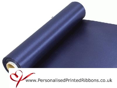 Navy Blue Satin