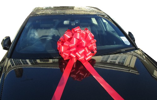 Red Pom Pom Big Bow