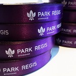 Purple Logo Printed Ribbon
