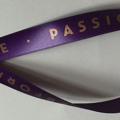 Purple Logo Printed Ribbon